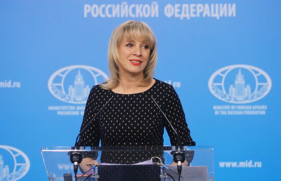 Briefing by Foreign Ministry Official Spokesperson Maria Zakharova