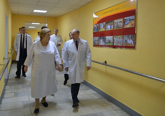 President Vladimir Putin's working visit to Samara Region