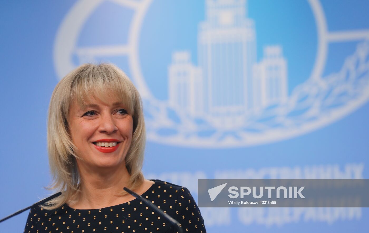 Briefing by Foreign Ministry Official Spokesperson Maria Zakharova