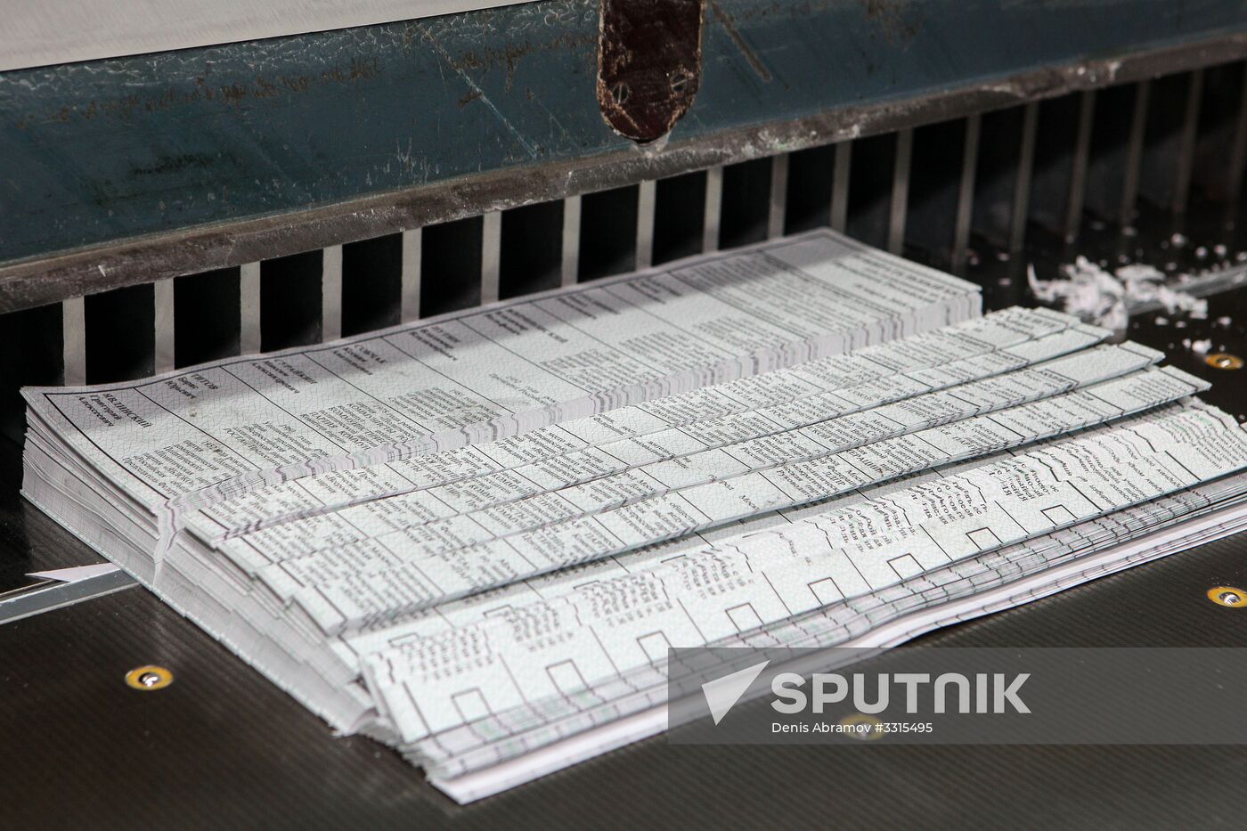 Shipping voting ballots to local election commissions in Stavropol Territory