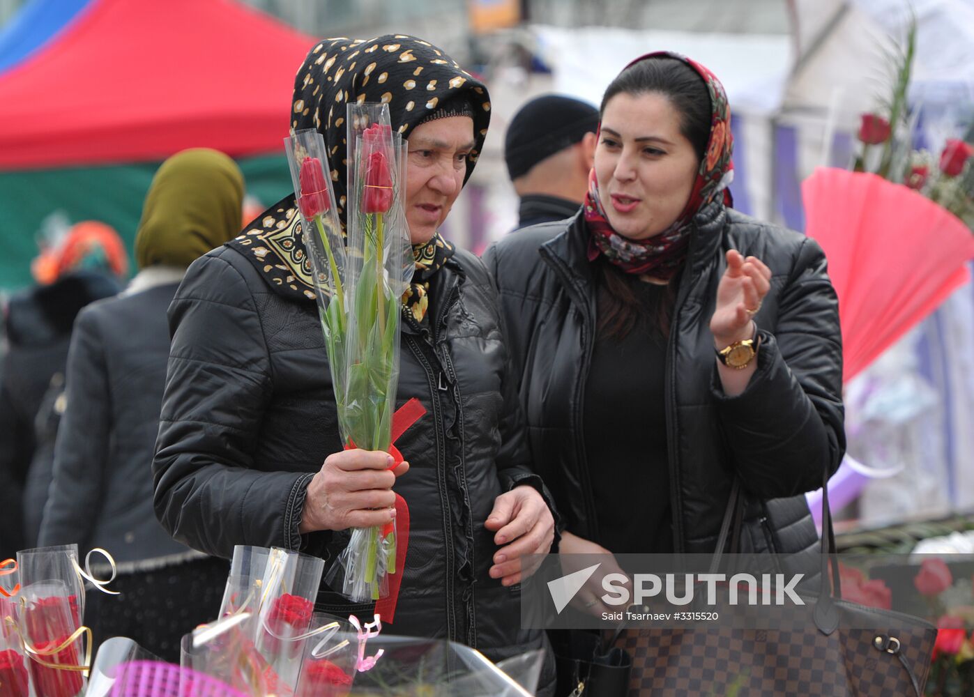 Preparation for International Women's Day in Russian cities