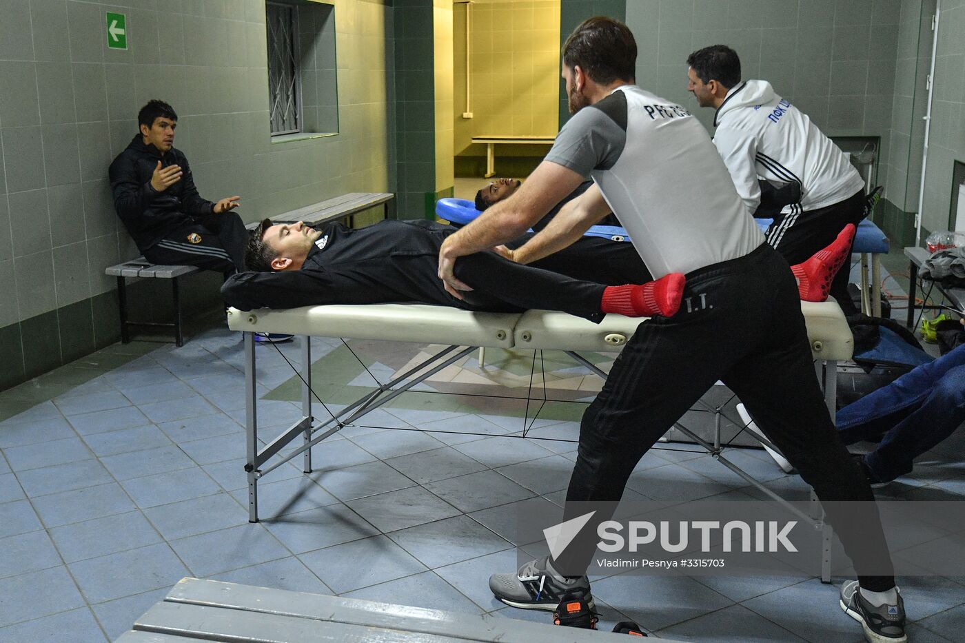 Football. UEFA Europa League. PFC CSKA's training session