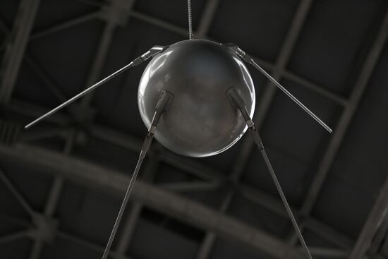 Exhibition by Cosmonautics and Aviation Center at VDNKh's Space Pavilion