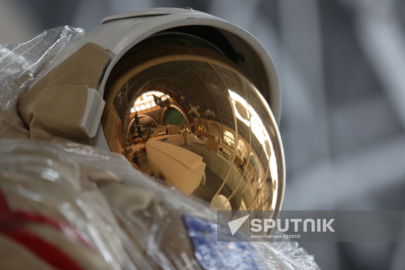 Exhibition by Cosmonautics and Aviation Center at VDNKh's Space Pavilion
