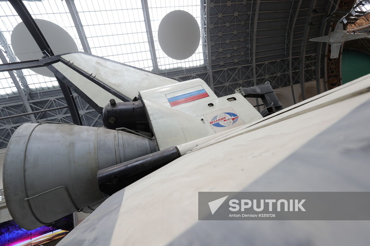 Exhibition by Cosmonautics and Aviation Center at VDNKh's Space Pavilion