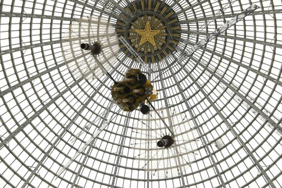 Exhibition by Cosmonautics and Aviation Center at VDNKh's Space Pavilion