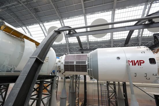 Exhibition by Cosmonautics and Aviation Center at VDNKh's Space Pavilion