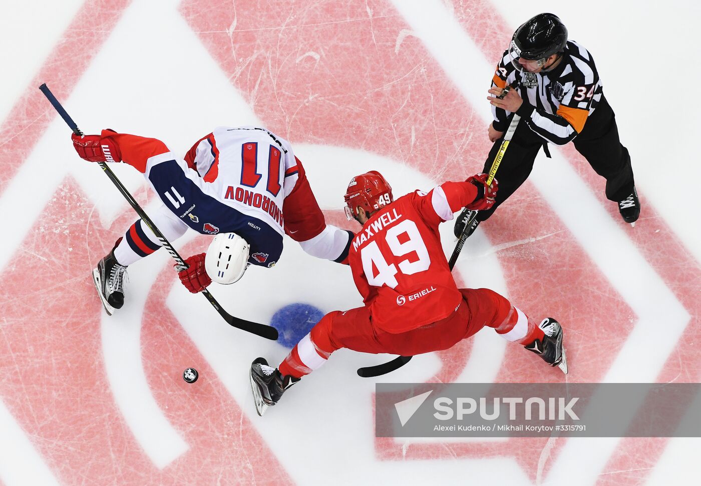 Kontinental Hockey League. Spartak vs. CSKA