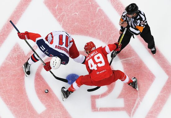 Kontinental Hockey League. Spartak vs. CSKA