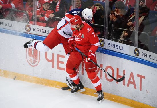 Kontinental Hockey League. Spartak vs. CSKA