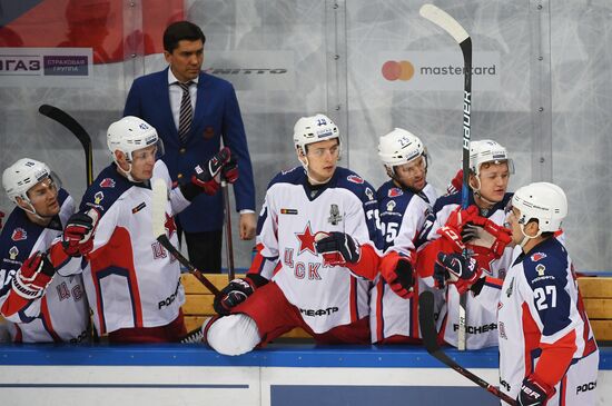 Kontinental Hockey League. Spartak vs. CSKA