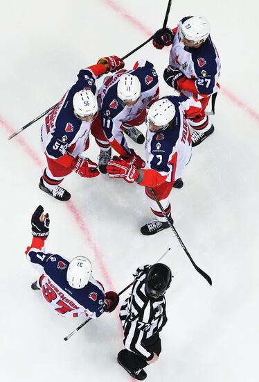 Kontinental Hockey League. Spartak vs. CSKA