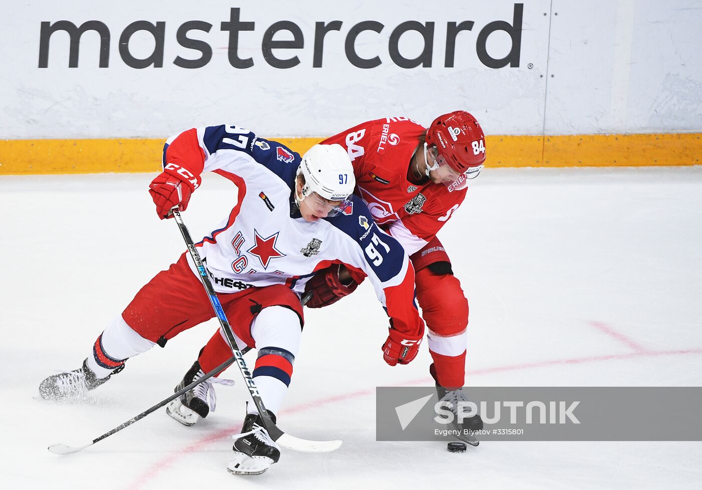 Kontinental Hockey League. Spartak vs. CSKA