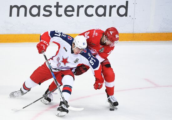 Kontinental Hockey League. Spartak vs. CSKA