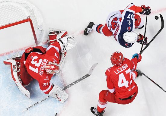 Kontinental Hockey League. Spartak vs. CSKA