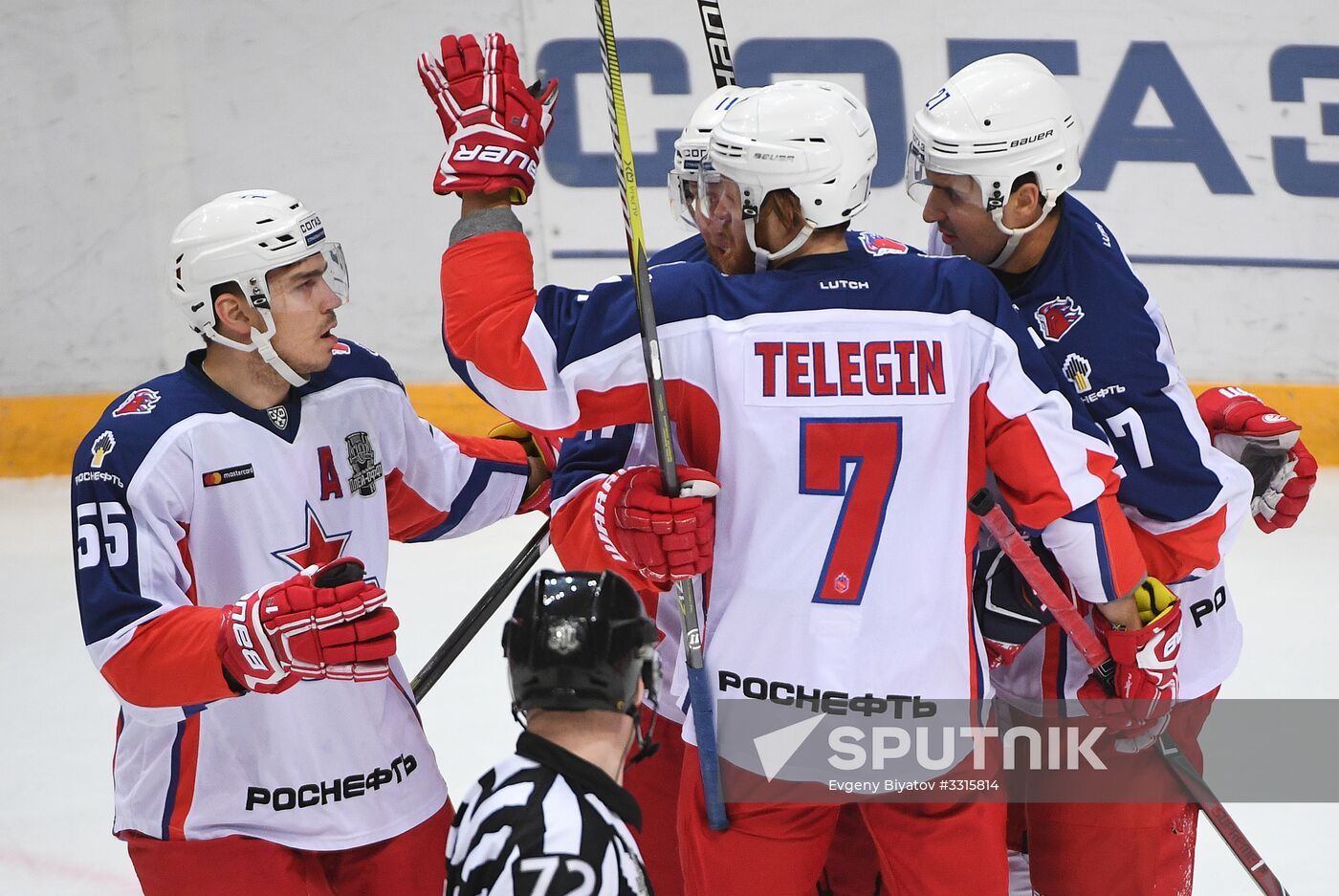 Kontinental Hockey League. Spartak vs. CSKA