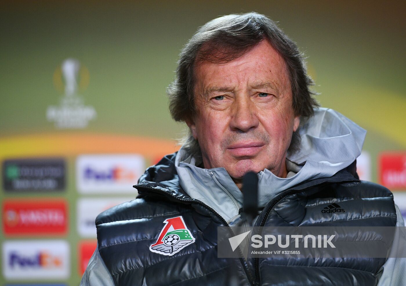 Football. UEFA Europa League. FC Lokomotiv's training session