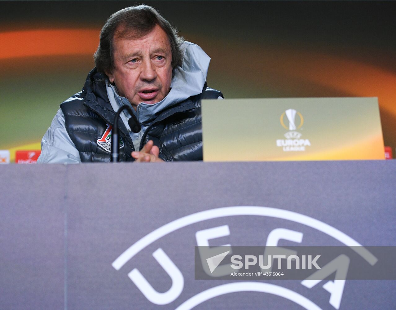 Football. UEFA Europa League. FC Lokomotiv's training session