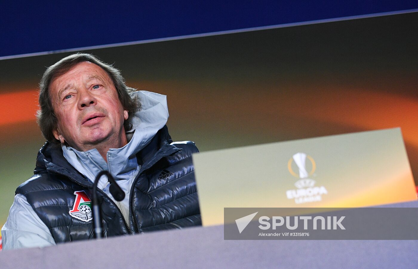 Football. UEFA Europa League. FC Lokomotiv's training session
