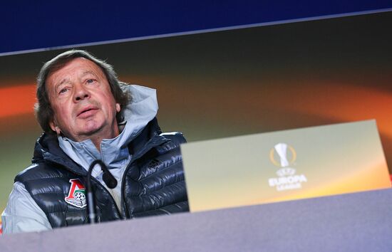 Football. UEFA Europa League. FC Lokomotiv's training session