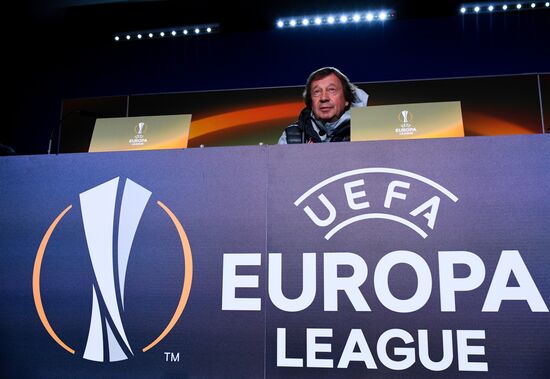 Football. UEFA Europa League. FC Lokomotiv's training session