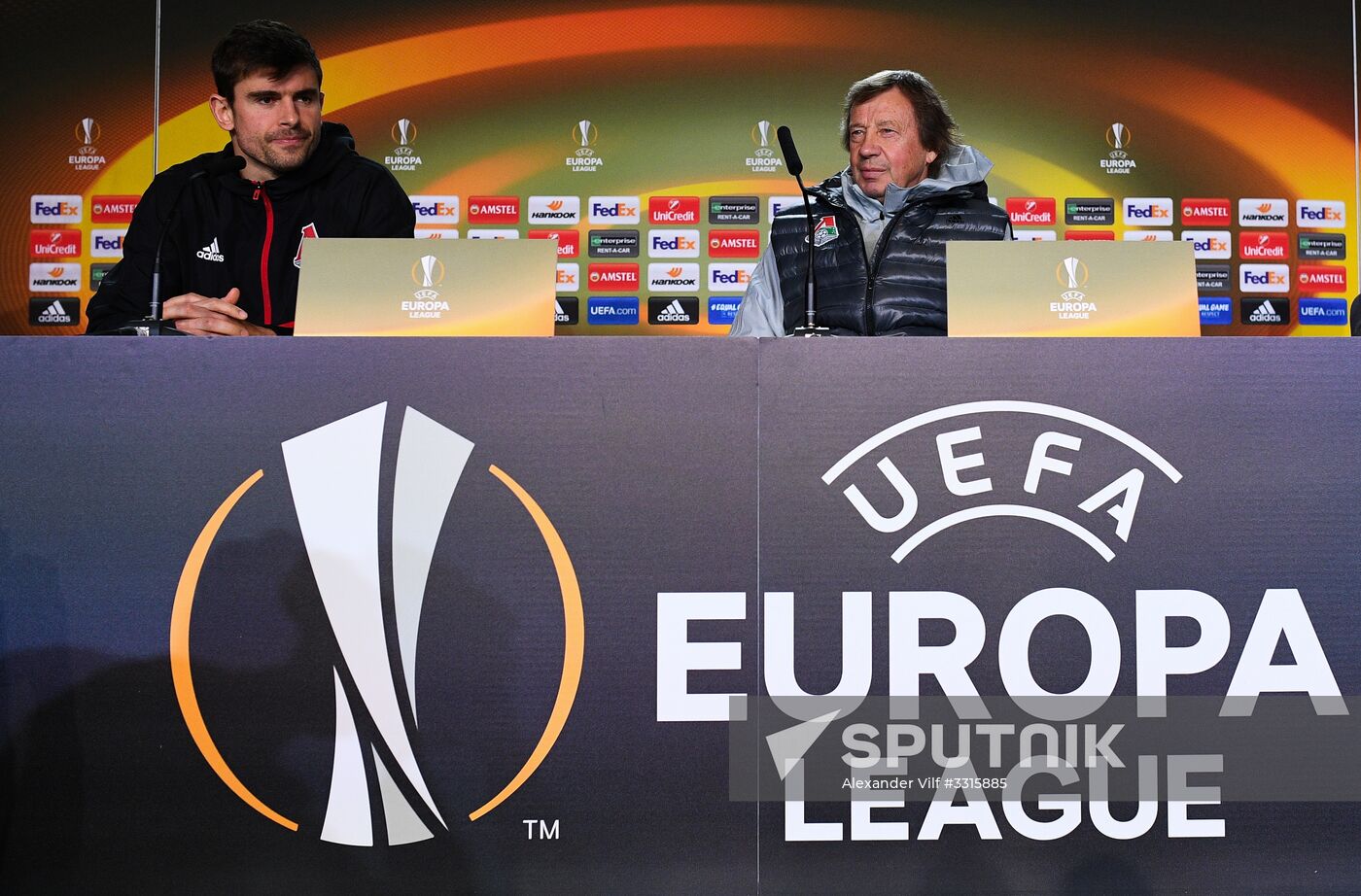 Football. UEFA Europa League. FC Lokomotiv's training session