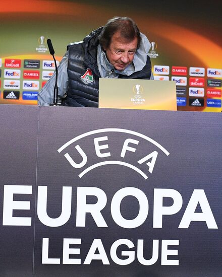 Football. UEFA Europa League. FC Lokomotiv's training session