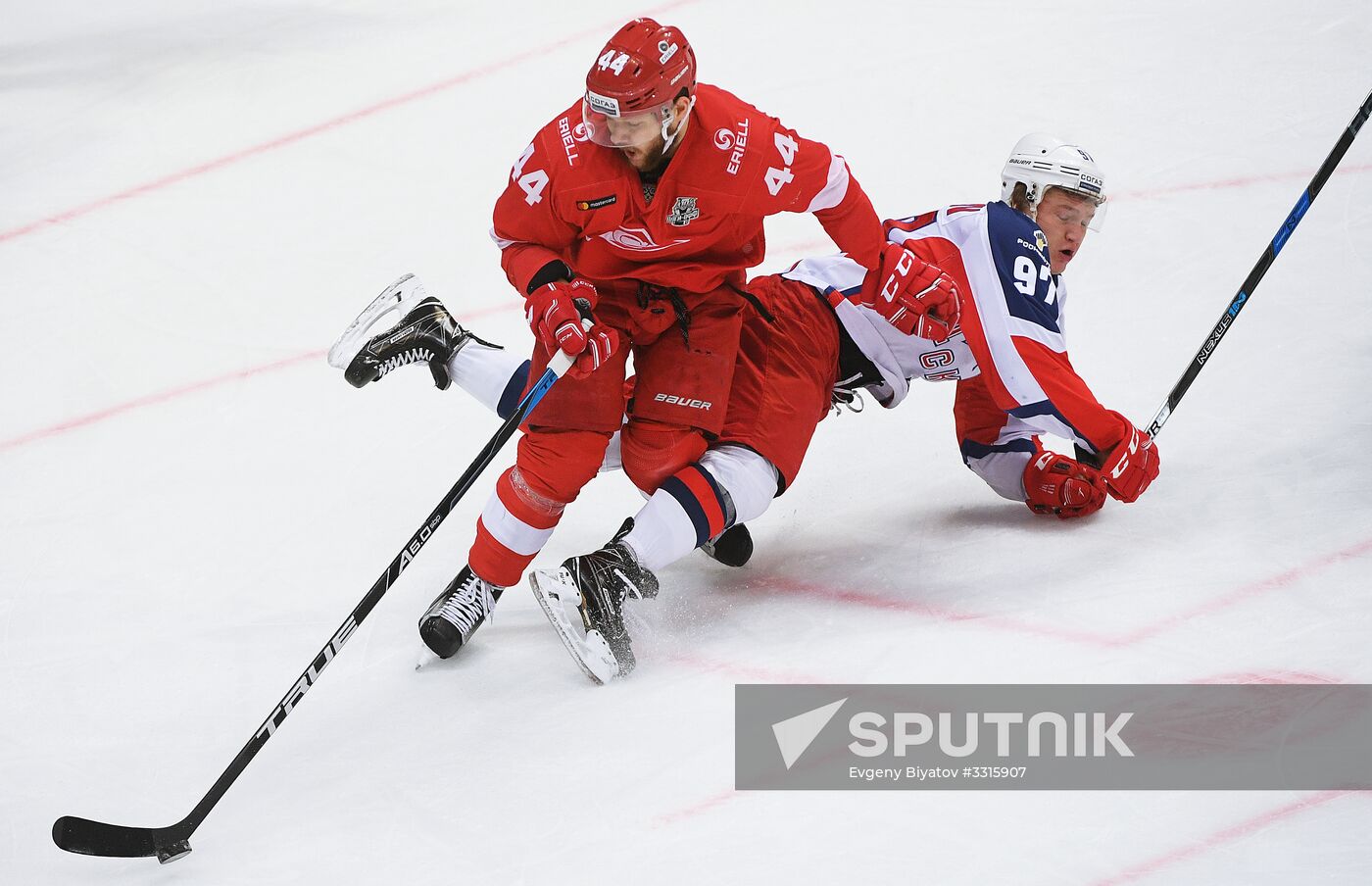 Kontinental Hockey League. Spartak vs. CSKA