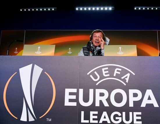 Football. UEFA Europa League. FC Lokomotiv's training session