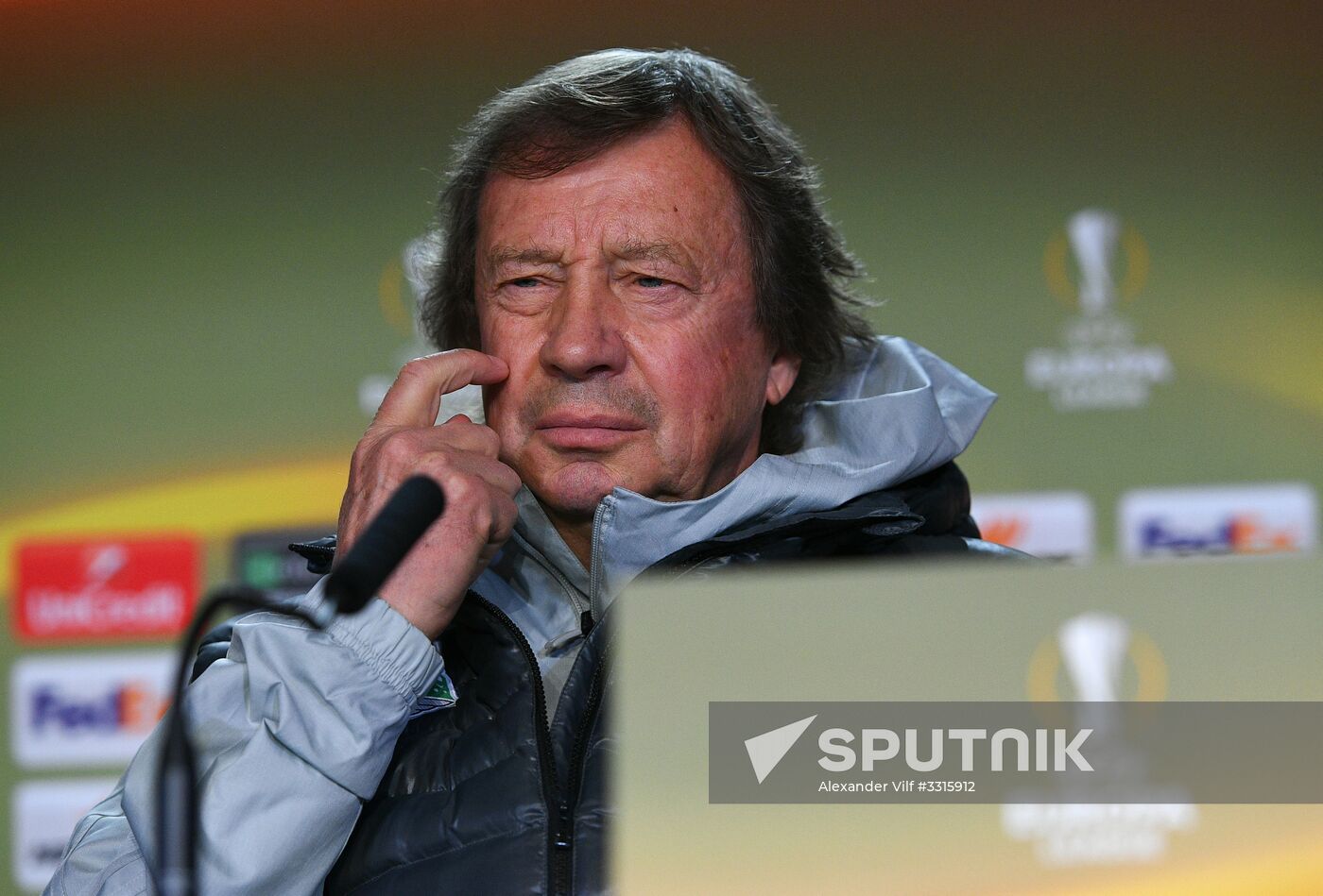 Football. UEFA Europa League. FC Lokomotiv's training session