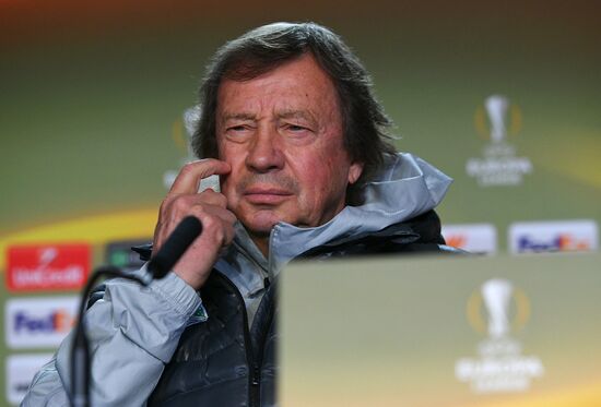 Football. UEFA Europa League. FC Lokomotiv's training session
