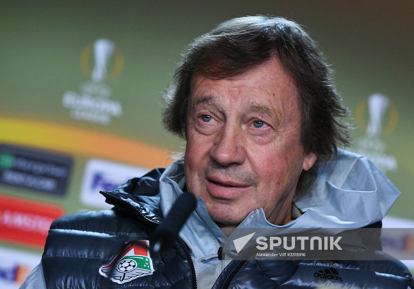 Football. UEFA Europa League. FC Lokomotiv's training session