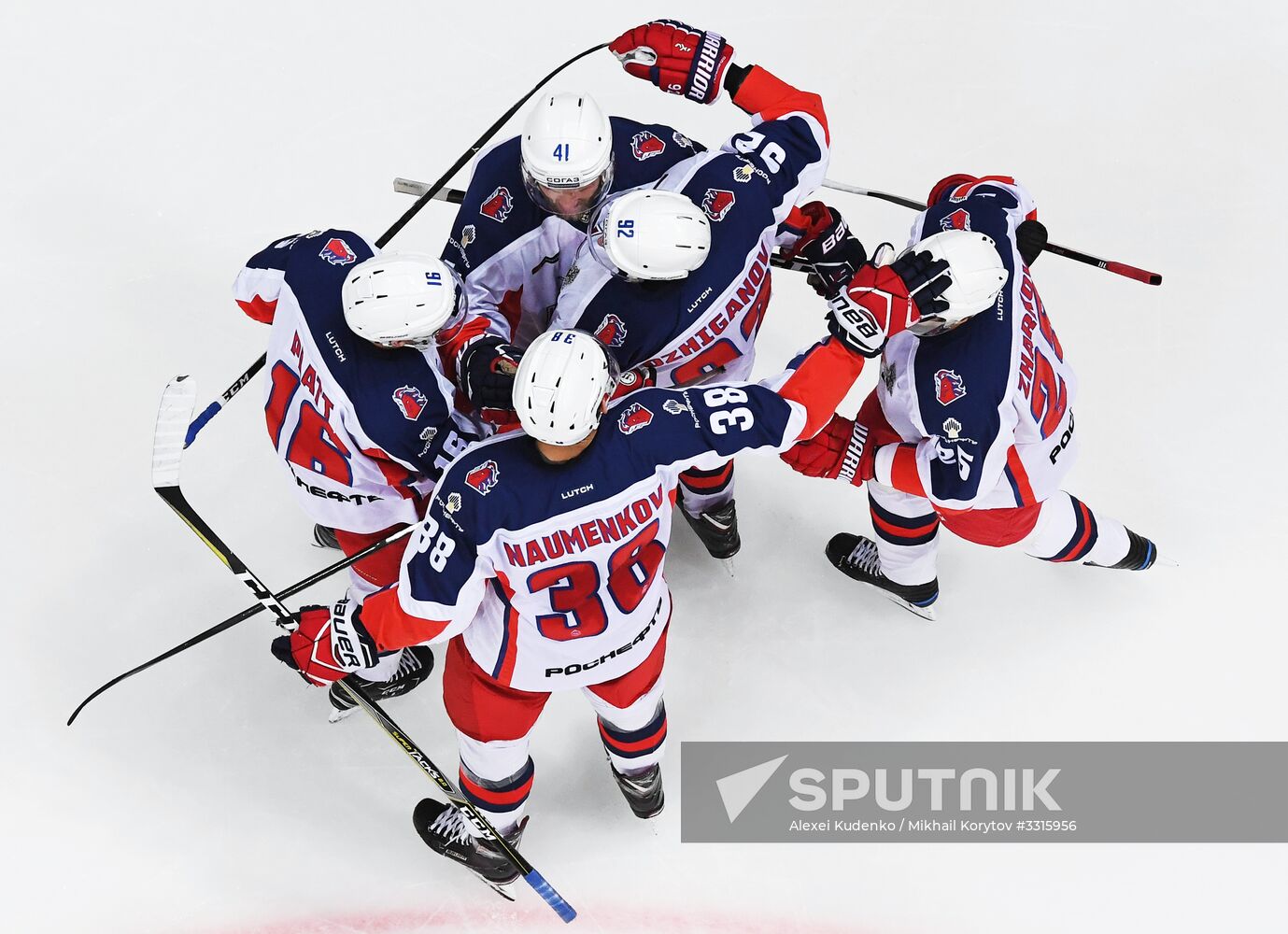 Kontinental Hockey League. Spartak vs. CSKA