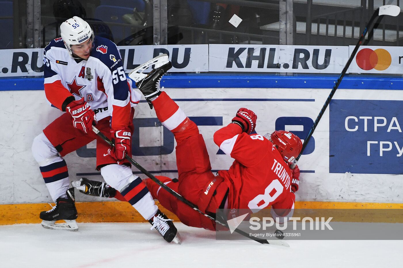 Kontinental Hockey League. Spartak vs. CSKA