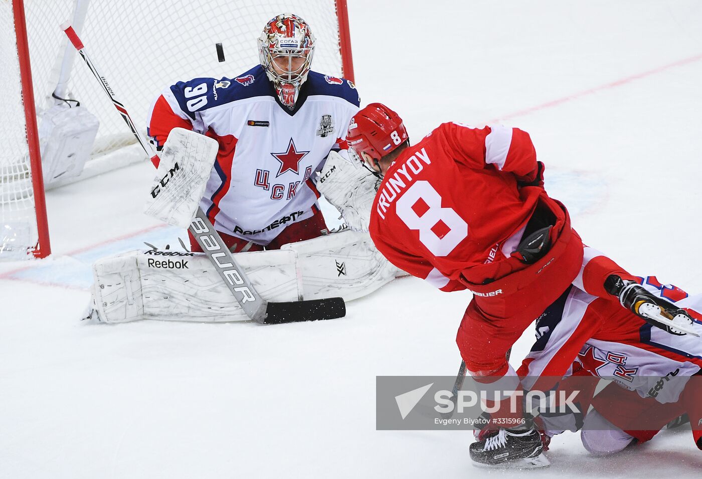 Kontinental Hockey League. Spartak vs. CSKA