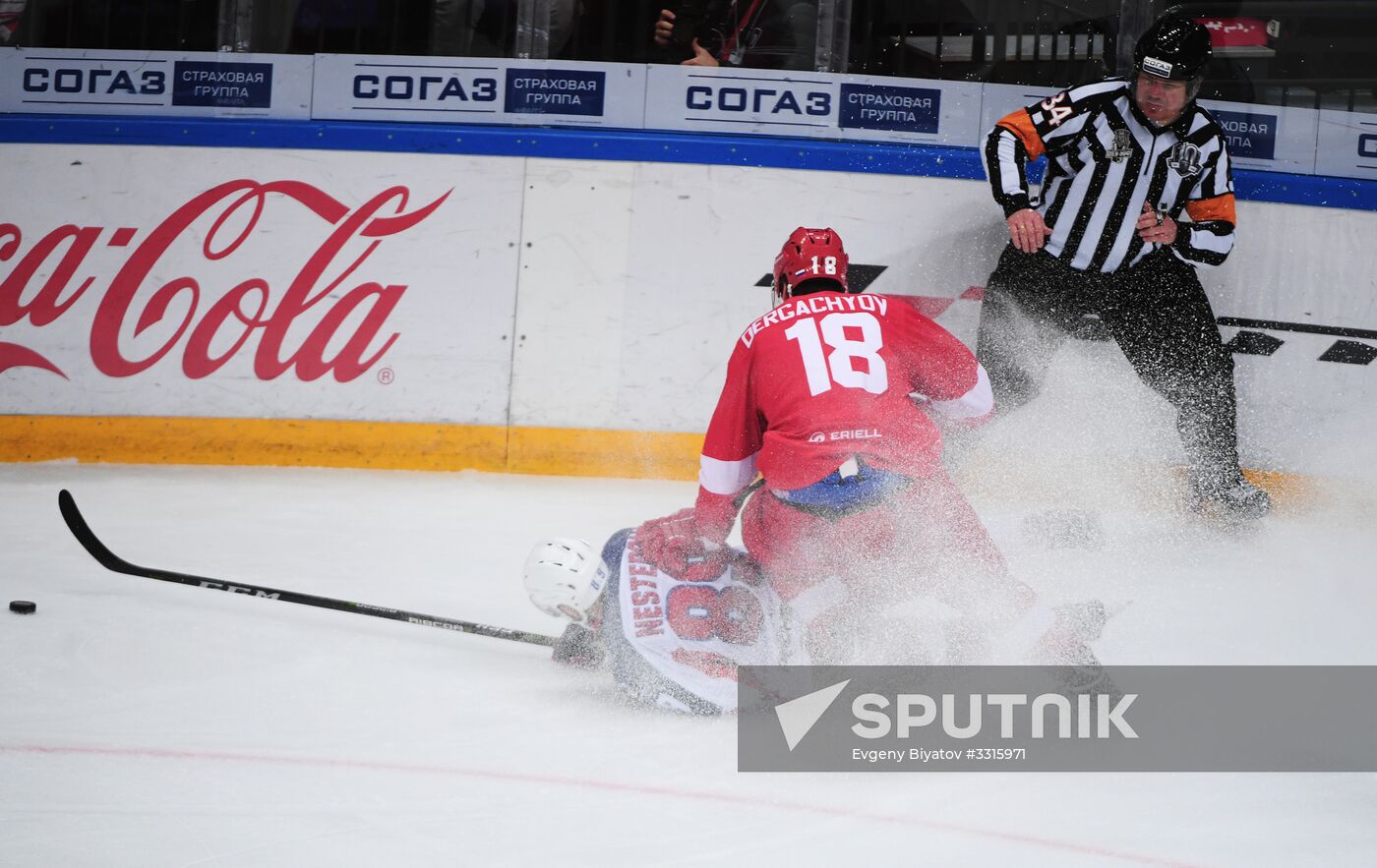 Kontinental Hockey League. Spartak vs. CSKA