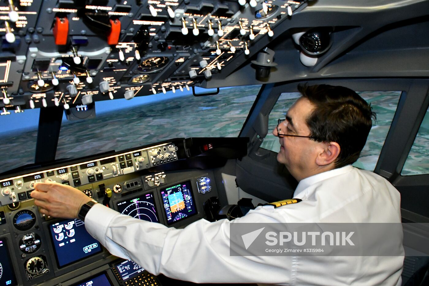 Boeing-737 flight simulator in Krasnodar