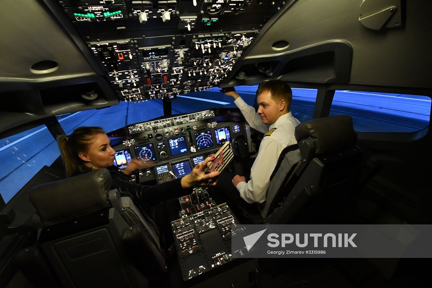 Boeing-737 flight simulator in Krasnodar