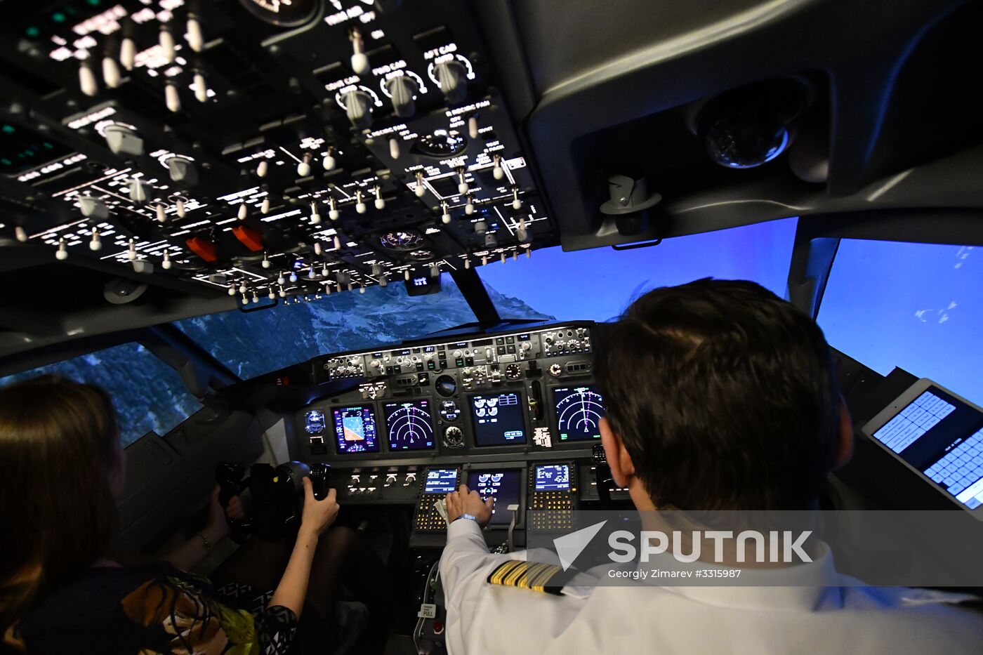 Boeing-737 flight simulator in Krasnodar