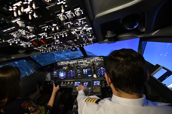 Boeing-737 flight simulator in Krasnodar