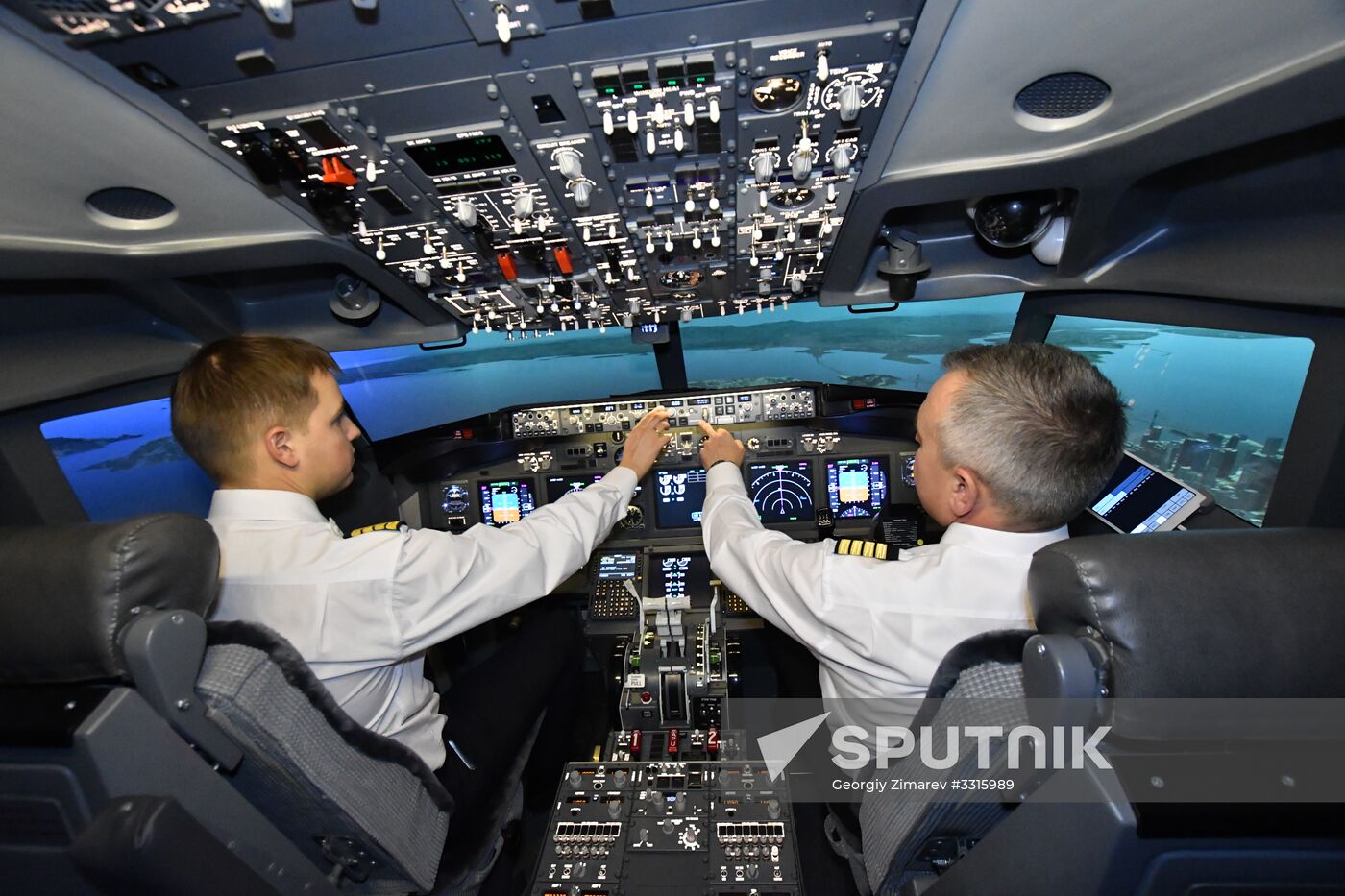 Boeing-737 flight simulator in Krasnodar