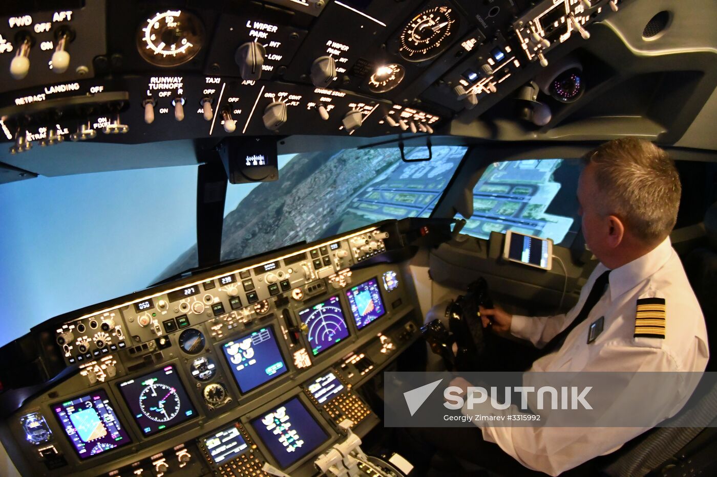 Boeing-737 flight simulator in Krasnodar
