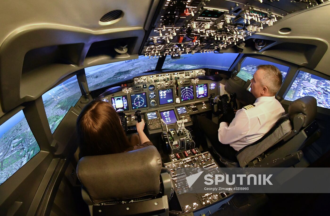 Boeing-737 flight simulator in Krasnodar