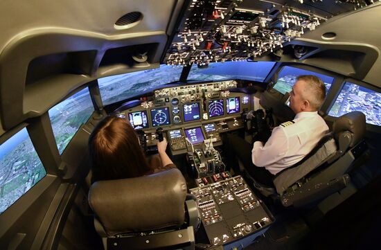 Boeing-737 flight simulator in Krasnodar