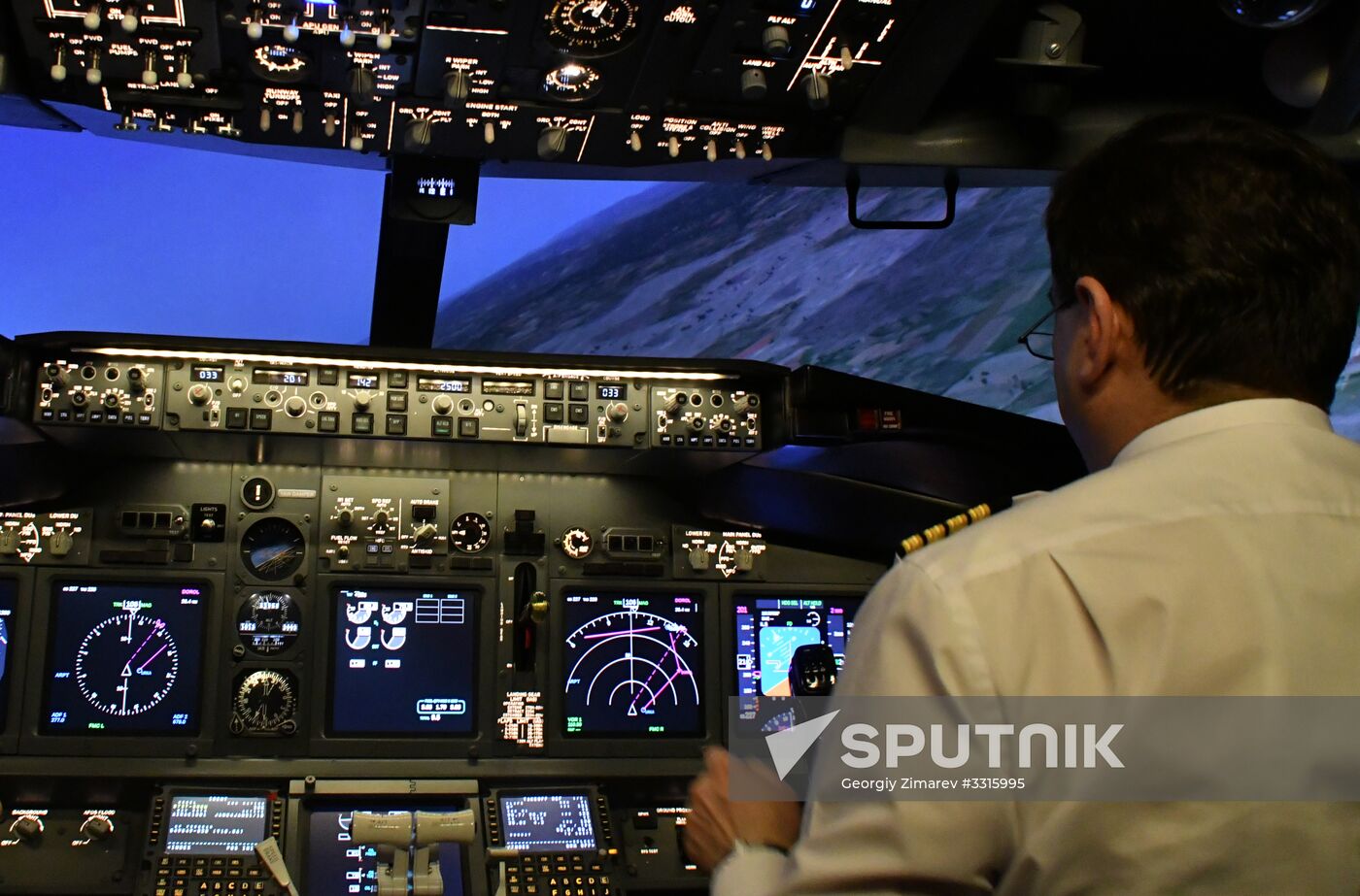 Boeing-737 flight simulator in Krasnodar