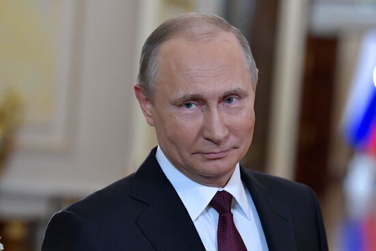 President Vladimir Putin congratulates Russian women on International Women's Day