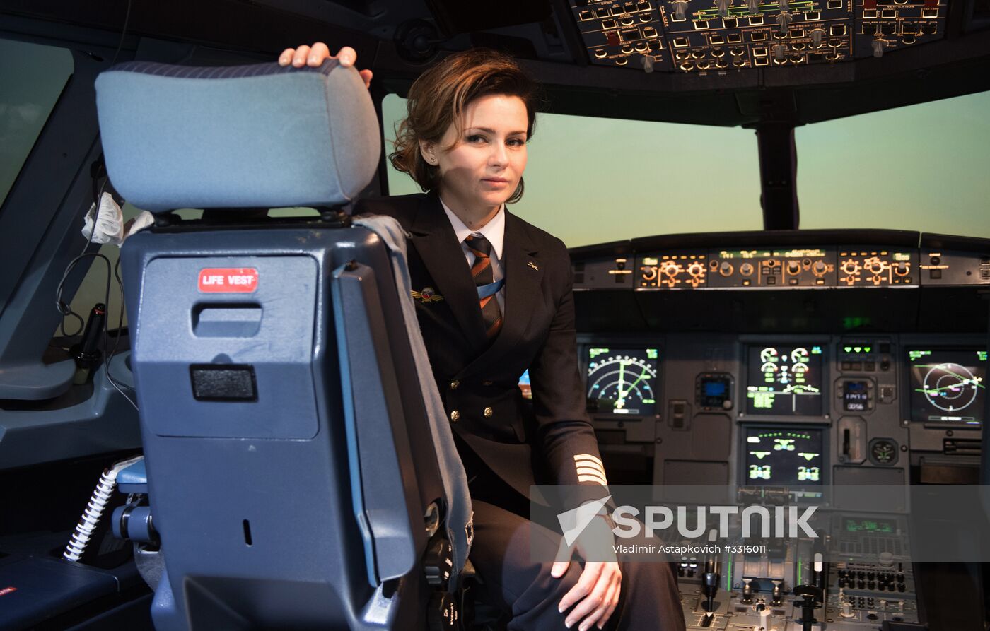 Nontraditional occupations for women. Airbus A320 Captain Maria Uvarovskaya