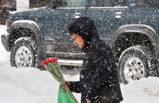 March 8 celebrations in Russian cities