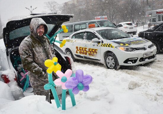 March 8 celebrations in Russian cities