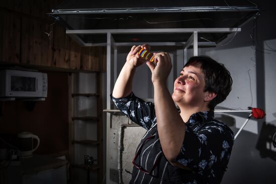 'Non-feminine' profession. Glassblower Yekaterina Vasilik